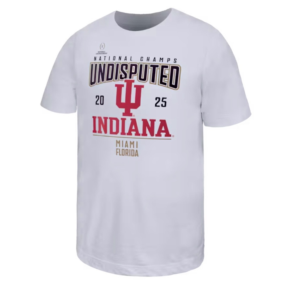 Indiana Hoosiers Youth M College Football Playoff 2025 National Champions White